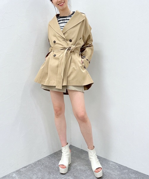 FOREVER 21(フォーエバー トゥエンティーワン)の「【MODE】ボーダービッグTシャツ(Tシャツ/カットソー・レディース・チャコールグレー/レッド/パープル系その他・FREE)」の14枚目の写真