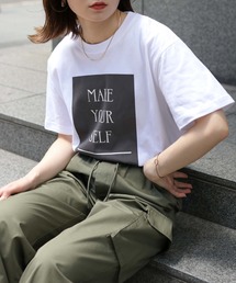 HER CLOSET | 【shemoshelly】WEB限定MAKE YOUR SELF ロゴTシャツ(Tシャツ/カットソー)