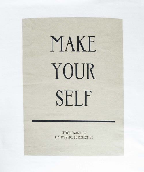 HER CLOSET（ハークローゼット）の「【shemoshelly】WEB限定MAKE YOUR SELF ロゴTシャツ（Tシャツ/カットソー・レディース・ホワイト/ホワイト系その他・S/M/L）」の5枚目の写真