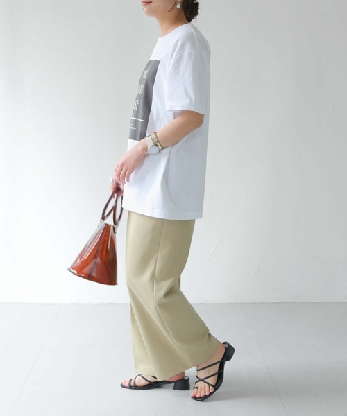 HER CLOSET（ハークローゼット）の「【shemoshelly】WEB限定MAKE YOUR SELF ロゴTシャツ（Tシャツ/カットソー・レディース・ホワイト/ホワイト系その他・S/M/L）」の10枚目の写真