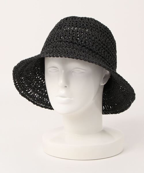 polcadot（ポルカドット）の「WILLOW BUCKET/ペーパーレース編みバケットハット（ハット・レディース・ナチュラル/ブラック/グレー/キャメル・FREE）」の19枚目の写真