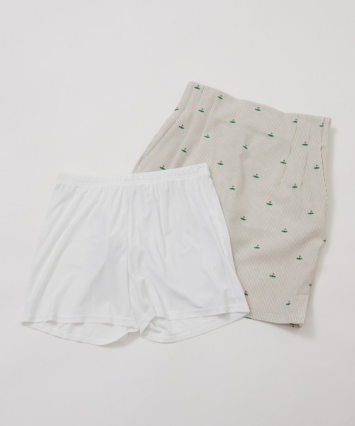 セール】【セットアップ対応】シアサッカー柄ハイウエストタイト