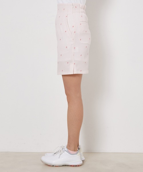 JUN&ROPE'（ジュンアンドロペ）の「【セットアップ対応】シアサッカー柄ハイウエストタイトスカート（スカート・レディース・ピンク/グレー・M/L/X-SMALL/S）」の8枚目の写真