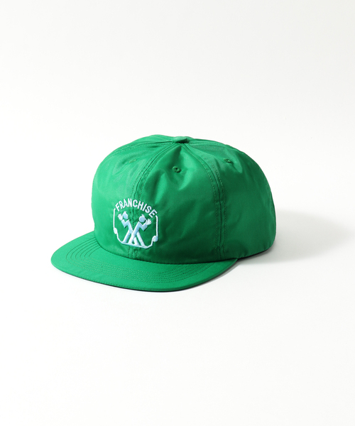 wmmw グリーン キャップ セール】【FRANCHISE / フランチャイズ】NON-GRAVITY NYLON SIX PANEL