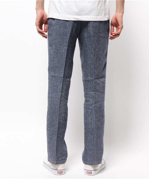MYSELF ABAHOUSE（マイセルフアバハウス）の「麻ヘリンボーンパンツ（その他パンツ・メンズ・ネイビー/ベージュ・MEDIUM/SMALL/LARGE）」の8枚目の写真