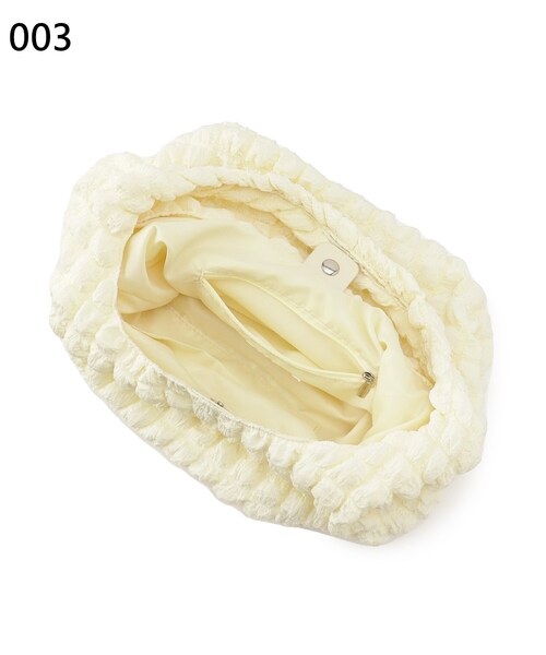 OPAQUE.CLIP（オペークドットクリップ）の「◆ポップコーンワンショルダーバッグ【A4収納可/軽量】（ショルダーバッグ・レディース・ブラック/イエロー/オフホワイト・00）」の17枚目の写真