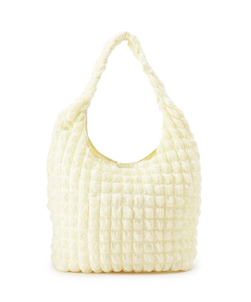 OPAQUE.CLIP（オペークドットクリップ）の「◆ポップコーンワンショルダーバッグ【A4収納可/軽量】（ショルダーバッグ・レディース・ブラック/イエロー/オフホワイト・00）」の22枚目の写真