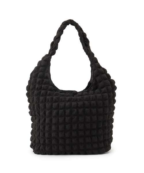 OPAQUE.CLIP（オペークドットクリップ）の「◆ポップコーンワンショルダーバッグ【A4収納可/軽量】（ショルダーバッグ・レディース・ブラック/イエロー/オフホワイト・00）」の12枚目の写真