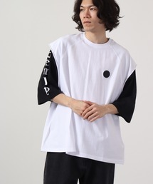 RE730 フェイクレイヤード半袖Tシャツ