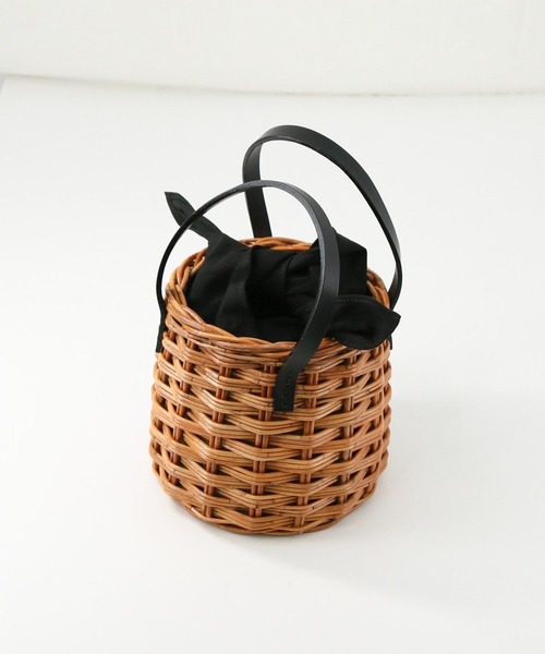 Gready Brilliant（グレディブリリアン）の「カゴバケットバッグ（かごバッグ・レディース・ベージュ・FREE）」の8枚目の写真