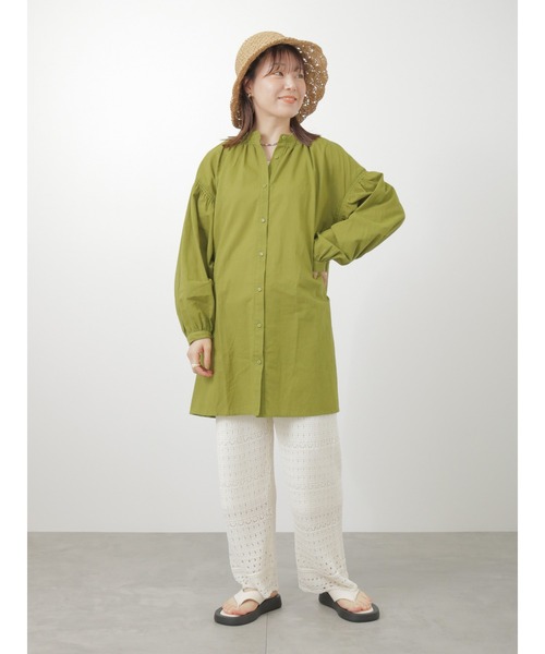 ehka sopo(エヘカソポ)の「裾スカラップニットパンツ(その他パンツ・レディース・オフホワイト/ブラック/ベージュ・フリ-)」の5枚目の写真