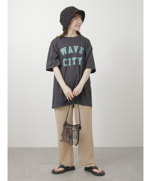 ehka sopo(エヘカソポ)の「裾スカラップニットパンツ(その他パンツ・レディース・オフホワイト/ブラック/ベージュ・フリ-)」の13枚目の写真