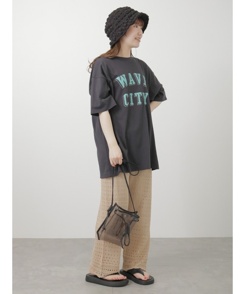 ehka sopo(エヘカソポ)の「裾スカラップニットパンツ(その他パンツ・レディース・オフホワイト/ブラック/ベージュ・フリ-)」の15枚目の写真