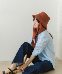 スカーフバケットハット