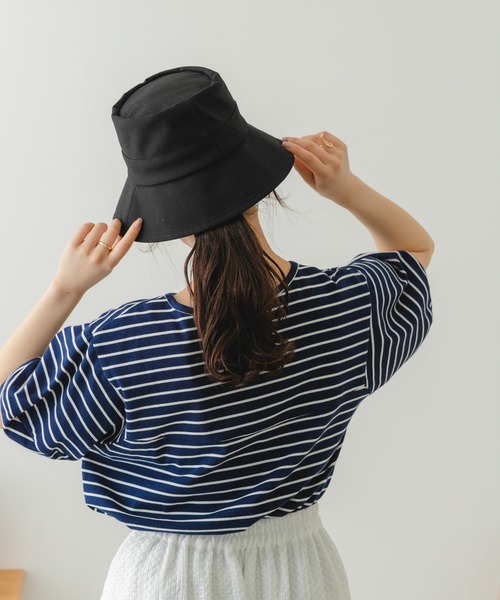 RODE SKO（ロデスコ）の「スカーフバケットハット（ハット・レディース・ブラック/ブラウン・FREE）」の12枚目の写真