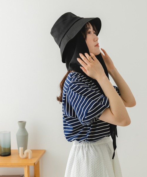 RODE SKO（ロデスコ）の「スカーフバケットハット（ハット・レディース・ブラック/ブラウン・FREE）」の17枚目の写真