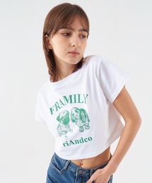 riAndco | 【riandco 】[W] フラミリー Tシャツ / [W] Framily Tee W/G(Tシャツ/カットソー)
