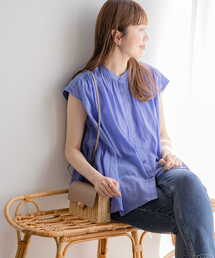 URBAN RESEARCH Sonny Label | コットン楊柳ギャザーブラウス(シャツ/ブラウス)