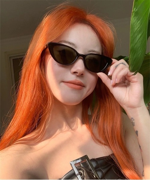 Ritzy（リッツィー）の「キャッツアイサングラス（サングラス・レディース・ベージュ/ホワイト/ブラック系1/ブラック系2/グレー系/その他/ライトベージュ・FREE）」の16枚目の写真