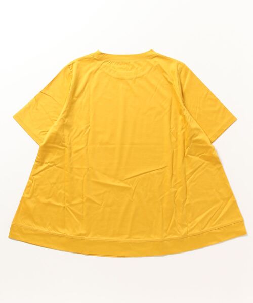 BRODIAEA(ブローディア)の「BRODIAEA ロゴプリント Tシャツ 半袖(Tシャツ/カットソー・レディース・シルバーグレー/ネイビー/イエロー/ラベンダー/オフホワイト/ブラック・40)」の7枚目の写真