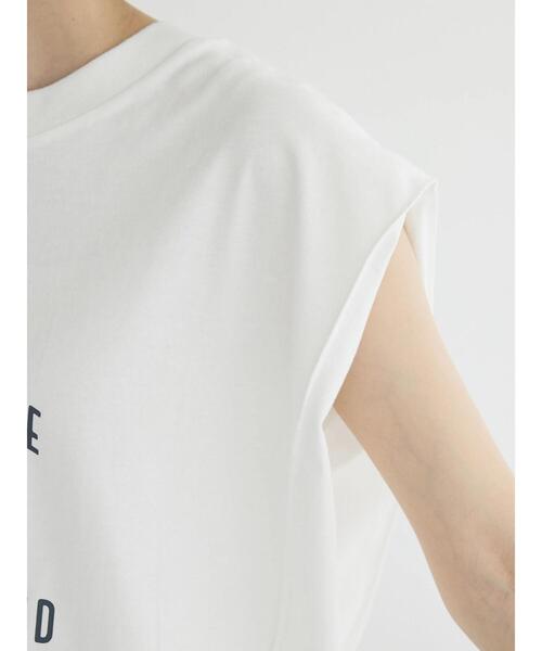 CRAFT STANDARD BOUTIQUE(クラフトスタンダードブティック)の「リメイクロゴカットプルオーバー(Tシャツ/カットソー・レディース・オフホワイト/チャコールグレー/カーキ・FREE)」の10枚目の写真