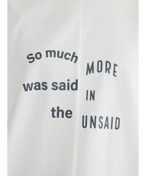 CRAFT STANDARD BOUTIQUE(クラフトスタンダードブティック)の「リメイクロゴカットプルオーバー(Tシャツ/カットソー・レディース・オフホワイト/チャコールグレー/カーキ・FREE)」の19枚目の写真