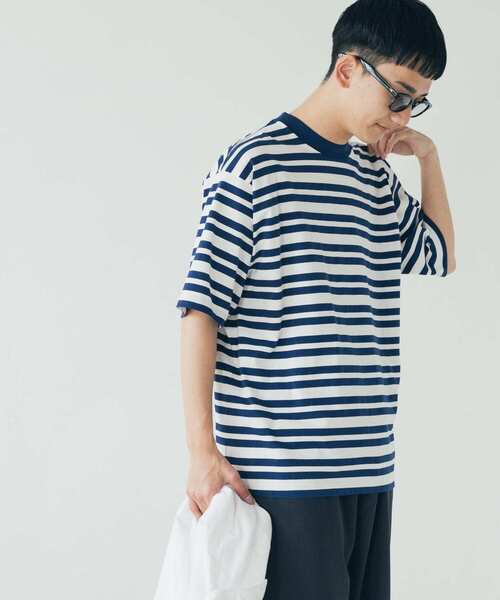 FORK&SPOON(フォークアンドスプーン)の「FORK&SPOON Club Stripe T-shirts(Tシャツ/カットソー・メンズ・ホワイト系その他/グリーン系その他・5/4)」の15枚目の写真