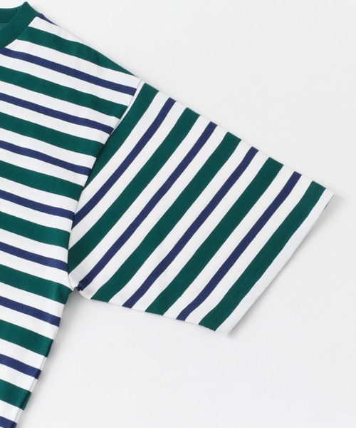 FORK&SPOON(フォークアンドスプーン)の「FORK&SPOON Club Stripe T-shirts(Tシャツ/カットソー・メンズ・ホワイト系その他/グリーン系その他・5/4)」の21枚目の写真