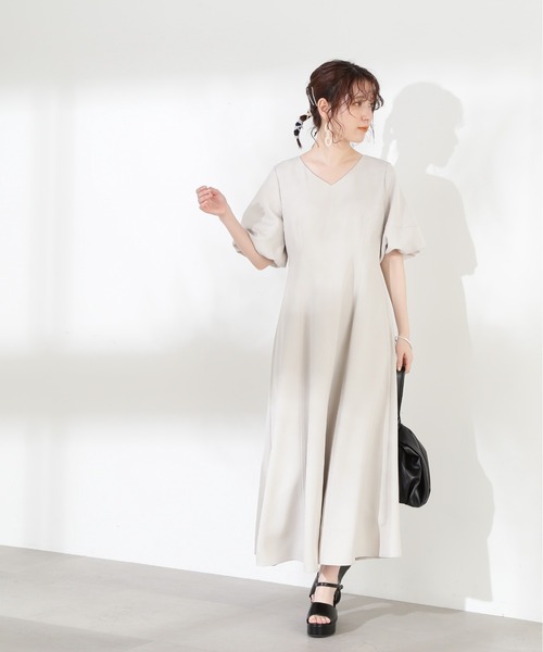 N.(N. Natural Beauty Basic)(エヌエヌナチュラルビューティーベーシック)の「【S Size Line】◆バックシャンワンピース(ワンピース・レディース・ブラック/ナチュラル/グリーン・SMALL/MEDIUM)」の20枚目の写真