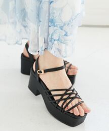 MAJESTIC LEGON | ふかふかクロスボリュームサンダル(サンダル)