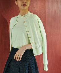 ROPE' | ハイゲージウォッシャブルクルーネックカーディガン/アンサンブル可能(カーディガン/ボレロ)