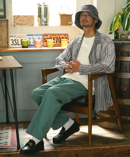 BAYFLOW(ベイフロー)の「ハングアウトイージーパンツ(その他パンツ・メンズ・グリーン/ベージュ/ブラック・MEDIUM/LARGE)」の5枚目の写真