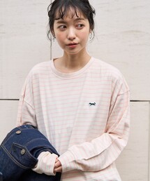 FREAK'S STORE | TOWN CRAFT × FREAK'S STORE/タウンクラフト 別注 ボーダー ビッグシルエット ロンＴ(Tシャツ/カットソー)