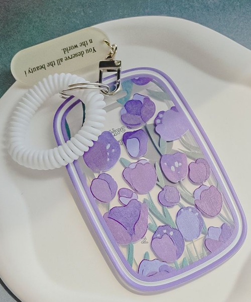 aimoha（アイモハ）の「チュリップカードケース（カードケース・レディース・パープル系その他/パープル系その他2・FREE）」の6枚目の写真