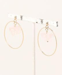 【岩座】ラフストーンピアス