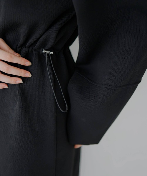 hellam（へラム）の「ウエストドロストワンピース（ワンピース・レディース・杢グレー/ブラック・FREE）」の11枚目の写真