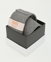 swank（スワンク）の「スワンク/SWANK シルク混 ネクタイ＆タイバーセット（ネクタイ）」