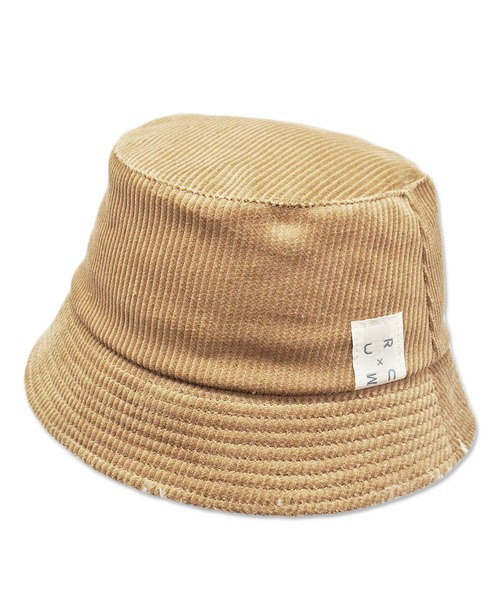 connect M(コネクトエム)の「コーデュロイボアバケットHAT(オーガニック)(ハット・キッズ・ピンクベージュ/ベージュ/グレー・S/M)」の7枚目の写真