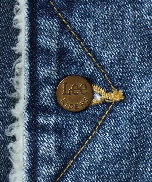 LEE リー ストームライダー コーデュロイ襟 Gジャン デニムジャケット Lee（リー）の「Lee/リー DENIM CORDUROY BOA LINED STORM RIDER