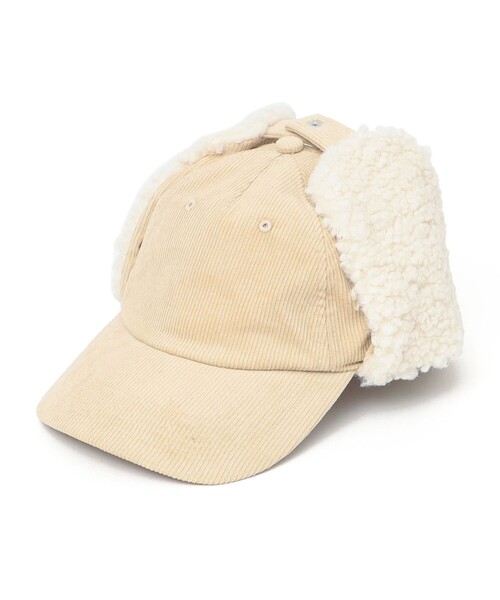 SHIPS（シップス）の「Perah:フライト キャップ（キャップ・レディース・ブラック/ベージュ・ONE SIZE）」の2枚目の写真