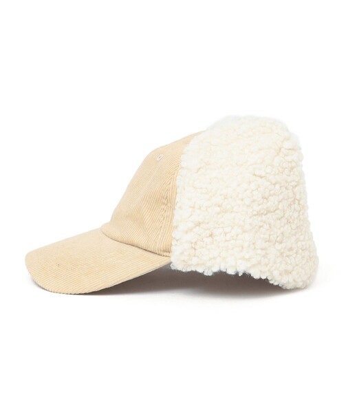 SHIPS（シップス）の「Perah:フライト キャップ（キャップ・レディース・ブラック/ベージュ・ONE SIZE）」の5枚目の写真