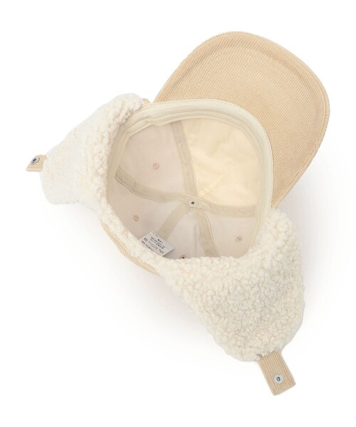 SHIPS（シップス）の「Perah:フライト キャップ（キャップ・レディース・ブラック/ベージュ・ONE SIZE）」の9枚目の写真