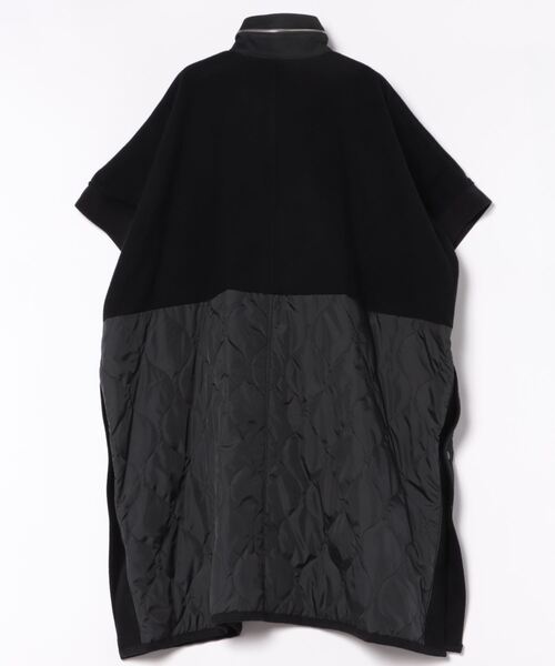 gomme（ゴム）の「モッサ　アーミーコート（ポンチョ・レディース・カーキ/ブラック・MEDIUM）」の18枚目の写真