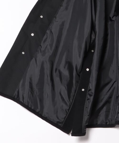 gomme（ゴム）の「モッサ　アーミーコート（ポンチョ・レディース・カーキ/ブラック・MEDIUM）」の19枚目の写真