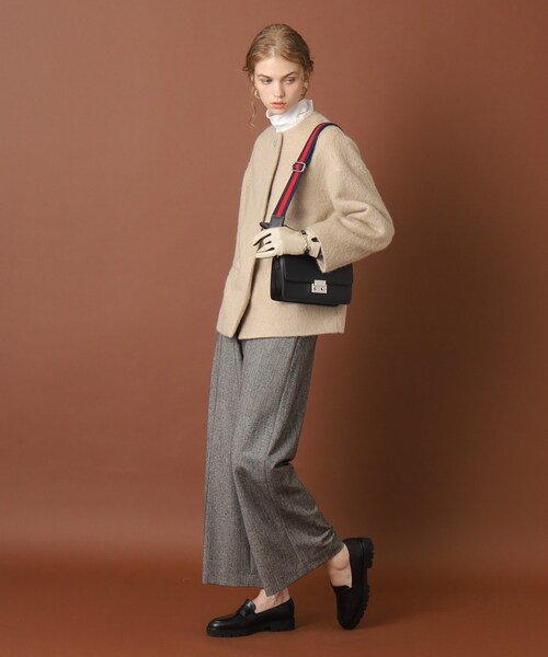 DRESSTERIOR(ドレステリア)の「【otonaMUSE12月号掲載】モヘヤ混シャギーショートジャケット(ノーカラージャケット)」 - WEAR