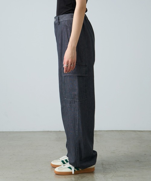 CIAOPANIC TYPY（チャオパニックティピー）の「【TYPYDENIM】カーゴデニム（デニムパンツ・レディース・ネイビー/ブラック・SMALL/MEDIUM）」の20枚目の写真