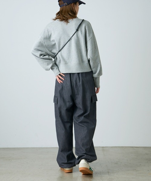 CIAOPANIC TYPY（チャオパニックティピー）の「【TYPYDENIM】カーゴデニム（デニムパンツ・レディース・ネイビー/ブラック・SMALL/MEDIUM）」の9枚目の写真