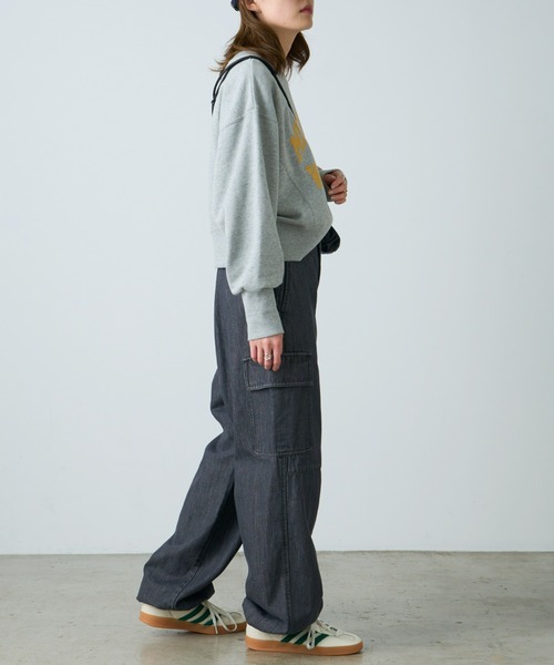 CIAOPANIC TYPY（チャオパニックティピー）の「【TYPYDENIM】カーゴデニム（デニムパンツ・レディース・ネイビー/ブラック・SMALL/MEDIUM）」の10枚目の写真