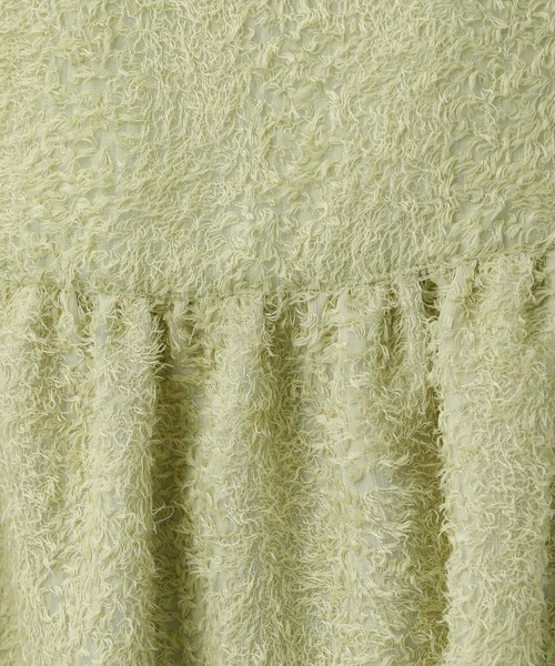 BAYFLOW(ベイフロー)の「【選べる着丈】フェザーキャミビスチェ(ベスト・レディース・ブラック/アイボリー/ミント・SMALL/MEDIUM)」の8枚目の写真