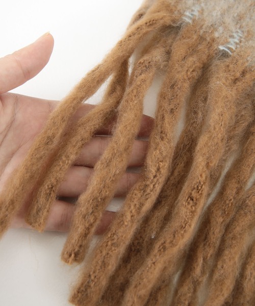 titivate（ティティベイト）の「メランジボリュームマフラー/ストール（マフラー・レディース・イエロー/グリーン/ミント/ブルー・FREE）」の16枚目の写真